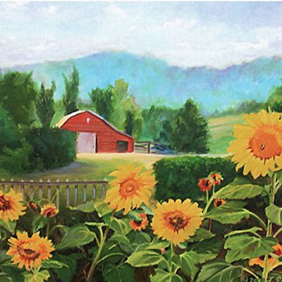 Country Living Oil Paintings